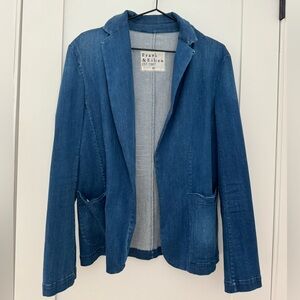 Frank & Eileen DUBLIN Tailored Blazer, Italian Performance Denim, 1977 Wash